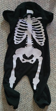 Dog/Cat Halloween Costume Skeleton Size Medium Cute Festive Party Holiday Nice