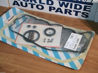 Dodge Plymouth Mitsubishi Challenger Arrow 2600 F W G54 FUL Engine Gaskets 1982