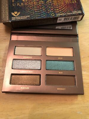 Urban Decay Wild West Mini Naked 6 Pan Eyeshadow Palette 5.88g NIB Vegan