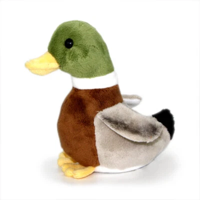 UNI-TOYS Plüsch Ente Stockente Erpel Kuscheltier Stofftier Plüschtier (ohne Stimme) 15cm