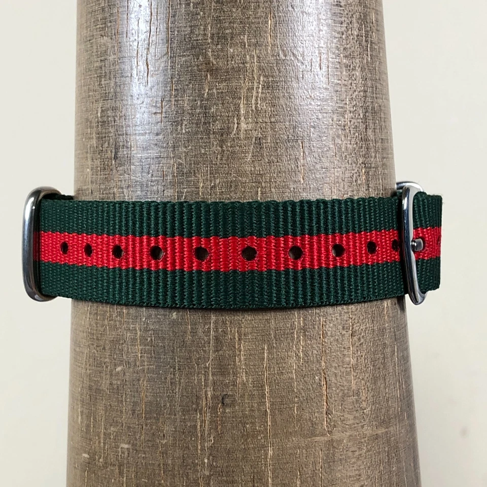 Reloj Analógico 32mm Vintage Tipo A-D Hombre MIL-W-6433 Militar Nylon Cuarzo 7 1/4" Foto 4 de 4