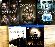 GOTHAM COMPLETE SERIES SEASON 1 - 3 DVD ;  SEASON 4 -5 BLU RAY SLEEVES