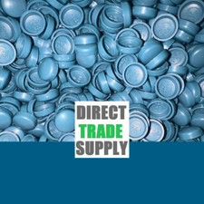 Decorative Plastic Two Piece Gloss Screw Cap Covers 6-8 Gauge Screws - 13.1mm