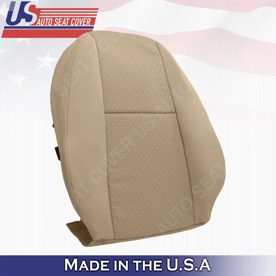 2009 2010 2011 2012 2013 2014 Chevy Silverado Driver Passenger Cloth Covers Tan - Image 2 of 4