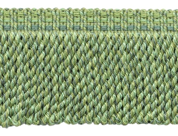 DÉCopro Quastenbesatz BFV3, Farbe# VNT32 Frost Green Multicolor - 1 Yard-image