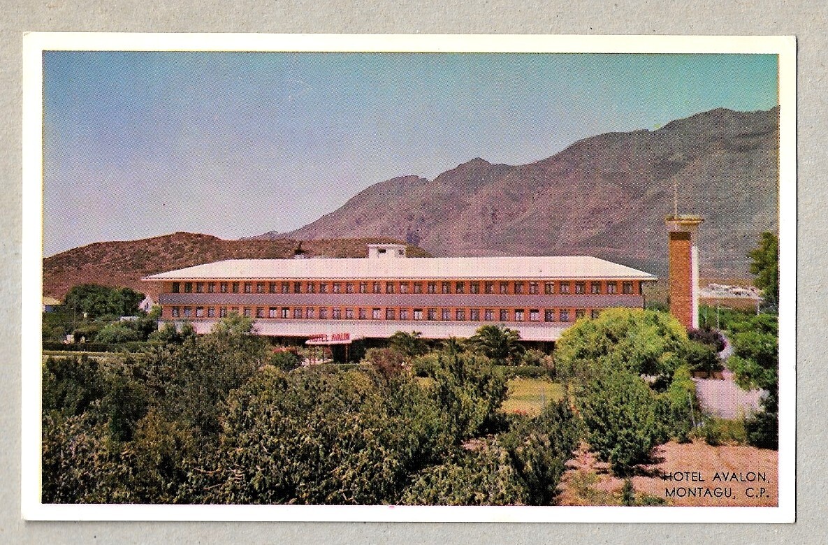 SOUTH AFRICA VINTAGE POSTCARD HOTEL AVALON - MONTAGU - CAPE POINT | eBay