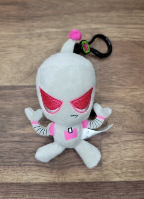 Invader Zim Gir Pink Robot Plush Keychain Zag Toys