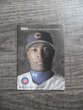 Chicago Cubs Alfonso Soriano 2007 Pocket Schedule Budweiser