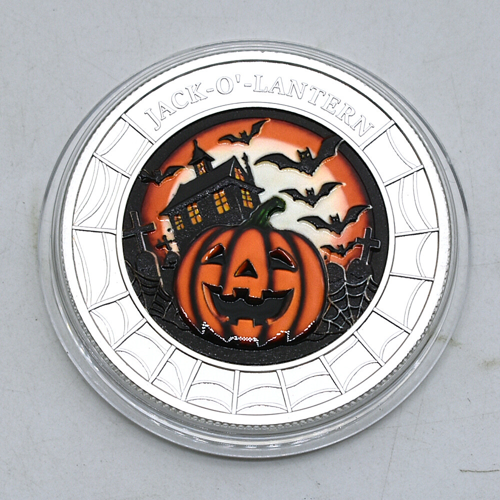 Happy Halloween Memorial Coin Trick or Treat Jack-O'-Lantern