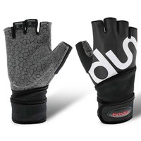 Boodun Gym Gloves With Wrist Support For Men Women Half Finger Weightlifting ... on sale Boodun Gym Gloves With Wrist Support For Men Women Half Finger Weightlifting ... on sale