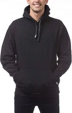 PRO CLUB MEN'S HOODIE HEAVY WEIGHT PULLOVER HOODIE CASUALS-5XL HOODED SWEATSHIRT