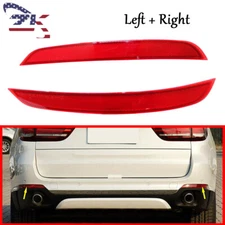 1Pair Left&Right Side Rear Bumper Trim Reflector Fit for 2014-2018 X5 BMW