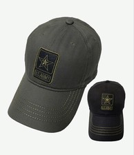 1pc US Army Embroidery Baseball Cap 100 Cotton With Adjustable Metal Buckle