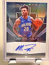 2019-20 Panini Obsidian Markelle Fultz # /35 AUTO MATRIX PRIZM REFRACTOR #MA-MKF