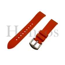 18 20 22 MM Orange Silicone Rubber Watch Band Strap Quick Release Fits for Tudor