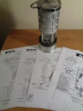 Koehler safety lamp instructions sheets and diagram,model 257,289 and 209, repro
