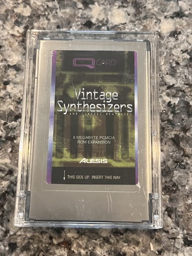 Alesis Vintage Synthesizers / QuadraCard / Booklet / CD ROM DEMO / QSR QCard - Picture 4 of 6