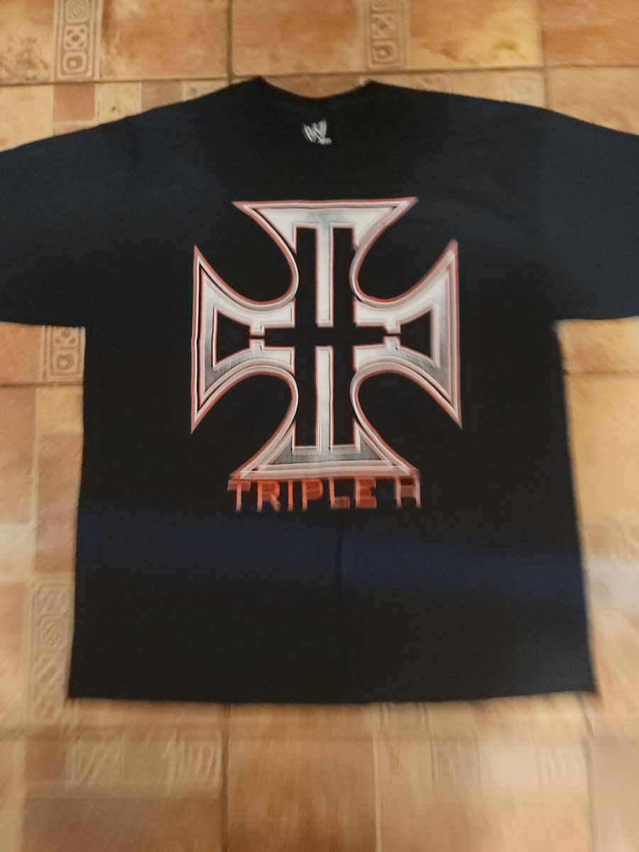 WWE TRIPLE H トリプルＨ プロレス 2003 Tシャツ Wwe Adult Xl Triple H Cross Short Sleeve Shirt | eBay UK