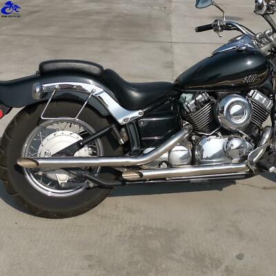 Dragstar 650 Exhaust Muffler Pipe Silencer for YAMAHA V Star 650 XVS650 Custom