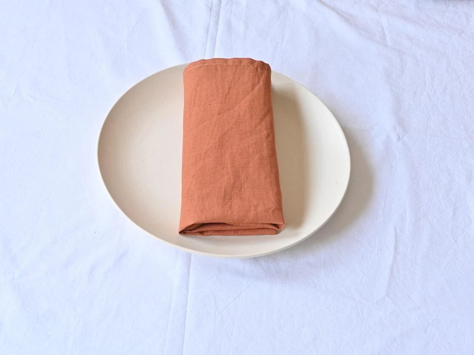 100 Pack Cotton napkins, Kitchen Napkin, Washable Wedding Napkins Cotton Napkins - Image 2 of 4