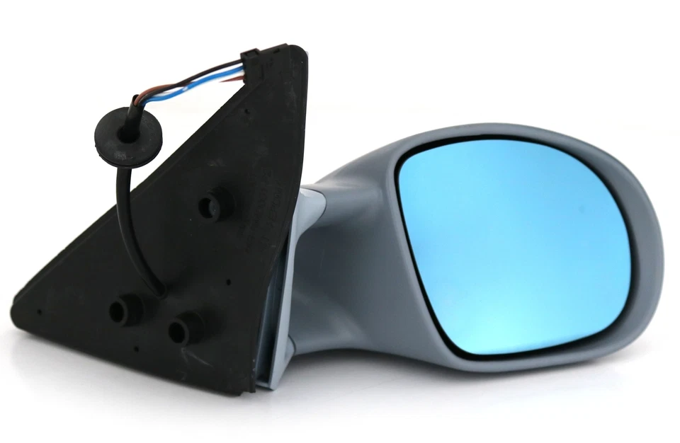 Spiegel für 3er BMW E36 Außenspiegel Spiegelglas Blau elektrisch links rechts - Bild 2 von 4