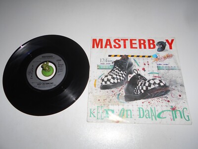 Masterboy - Keep on Dancing  (1992) Vinyl 7` inch Single Vg +++
