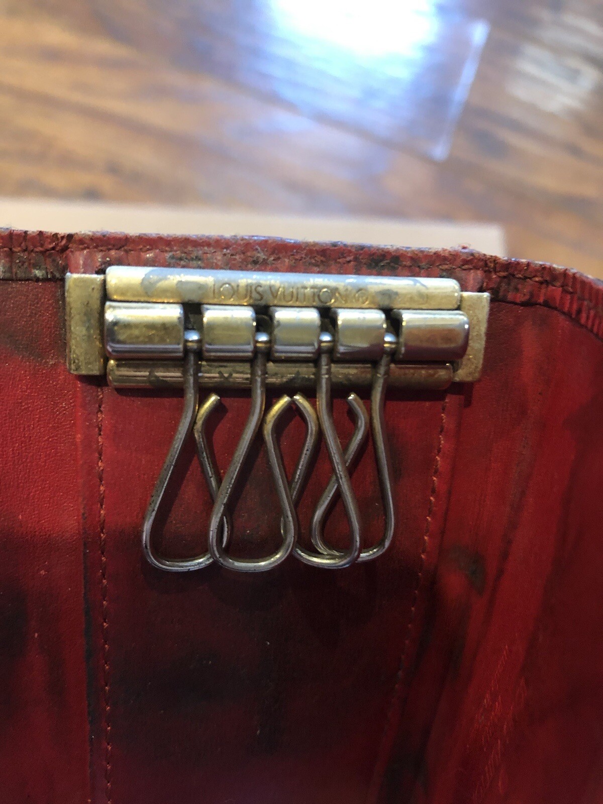 Authentic Louis Vuitton Monogram Multicles Red Ep… - image 8