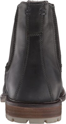 HUSH PUPPIES Mens Beck Rigby Chelsea Boots Black Leather short Boots Size 11.5 M NEW HUSH PUPPIES Beck Rigby Chelsea Boots Black Leather  main image 3