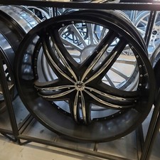 26x10 Diablo Gianna 5lug Black W- Chrome Insert Wheel Tire Package 26x10 Diablo Gianna 5lug Black W- Chrome Insert Wheel Tire Package