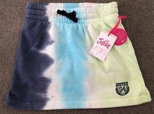NWT - Justice Girls Sweatshirt Skirt /Skort Tie Dye Size L 12-14: G26