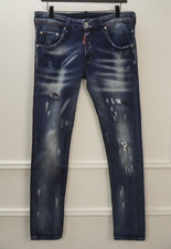 Men Genuine Dsquared2 Jeans Stretch Cotton Made In Italy EU46 UK/US36 W32 JNJ148