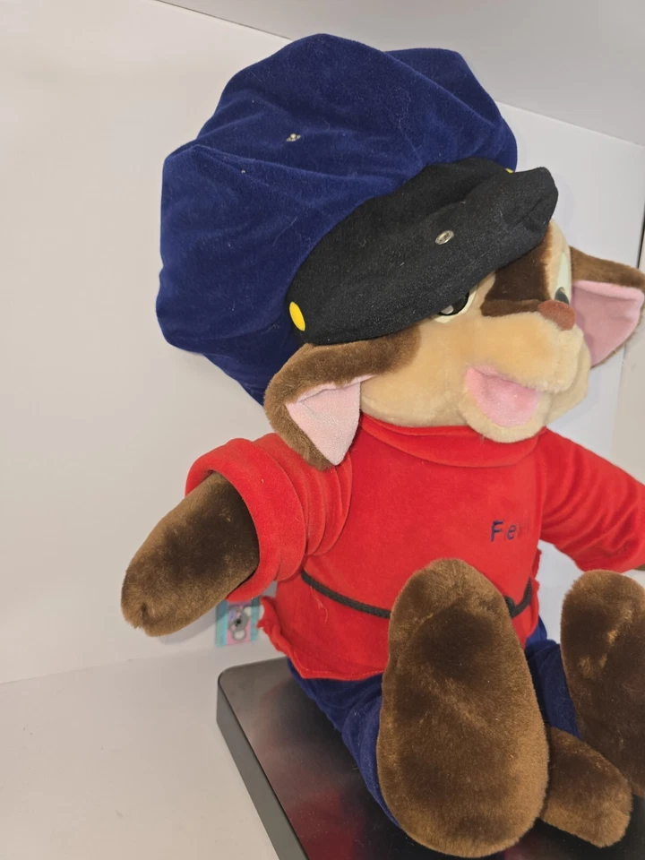 RARO 1980 Talking Fievel Mouse Peluche Muñeca Reproductor de Cassette SIN CINTA/cable Foto 4 de 4