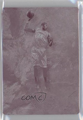 2015-16 Luxe Framed Auto Printing Plate Magenta 1/1 Giannis Antetokounmpo 0c3