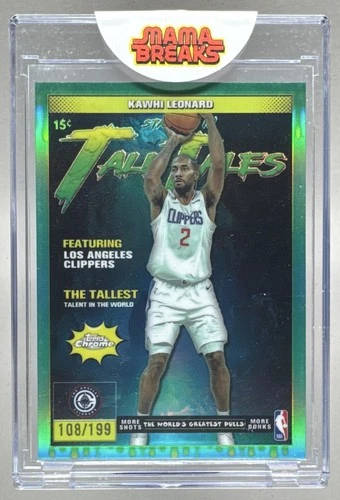 2025 Topps Chrome Kawhi Leonard Refractors Aqua (RAW)