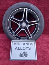 19" MERCEDES A CLASS W177 W176  BLACK AMG LINE ALLOY WHEEL 7.5J ET53 a2474011500