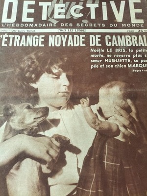 DETECTIVE (1953) # Noëlle LE BRIS l'etrange noyade de CAMBRAI, PORT LEUCATE
