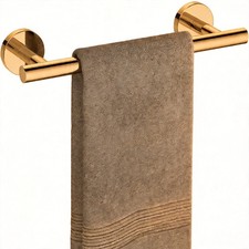 USHOWER 9" Hand Towel Bar Polished Chrome SUS304 Stainless Steel Wall Mounted 