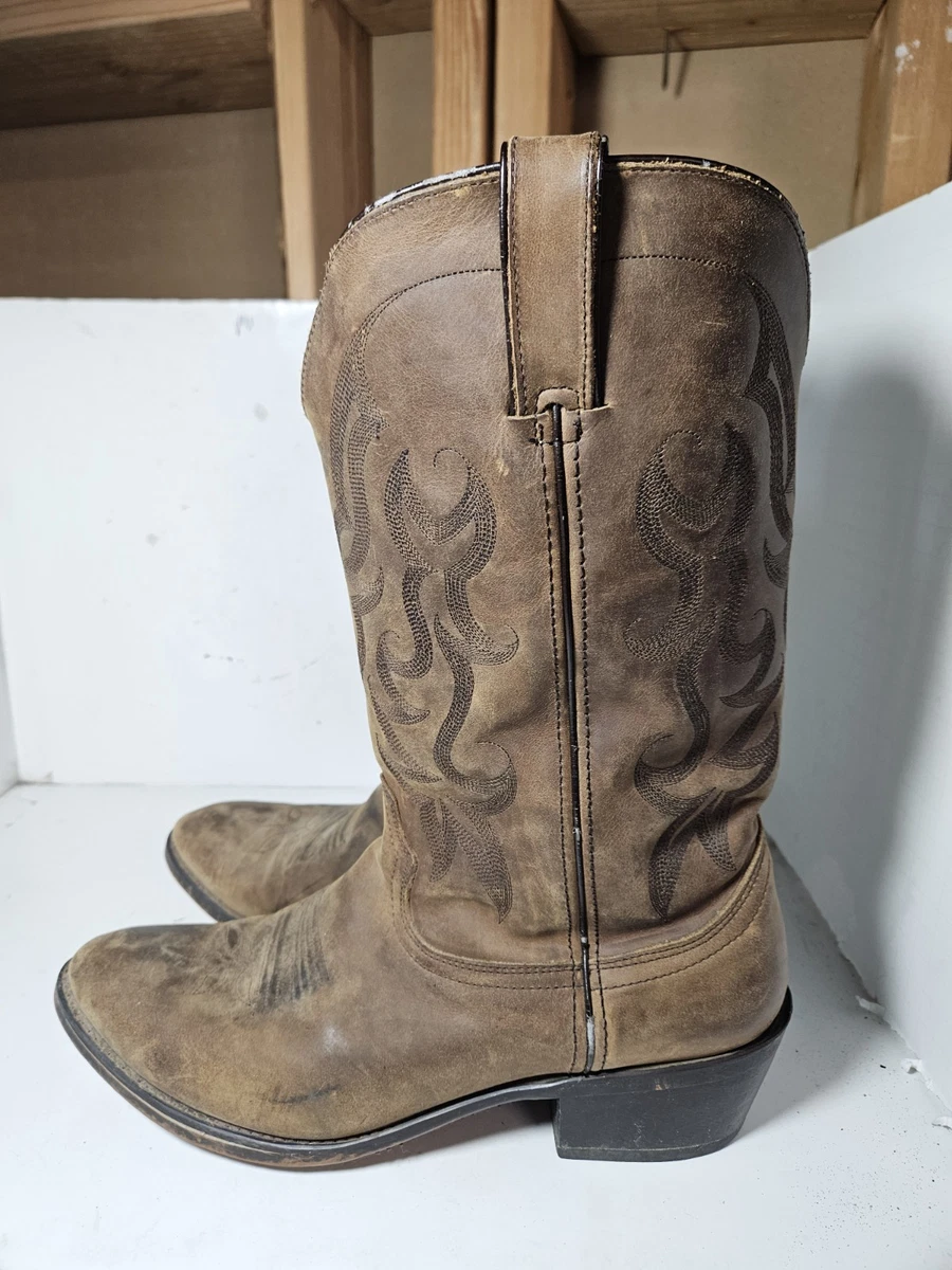 Durango Farm N Ranch - Brown Leather Embroidered Cowboy Boots - Mens 10.5EE Durango | Shoes | Durango Farm N Ranch Brown Leather  main image 3