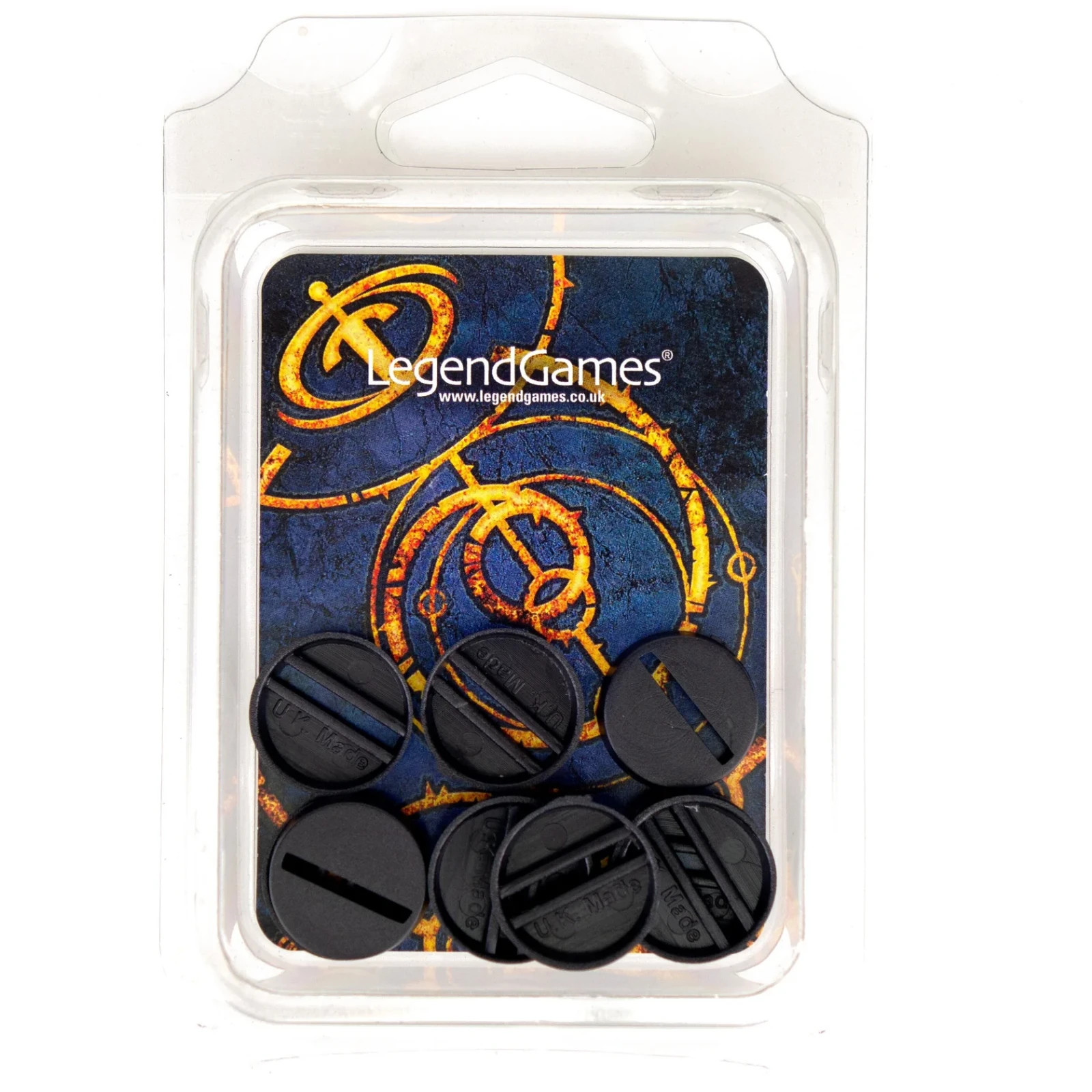 Plastic Bases 20mm Round (x10) - Plastic Bases - Legend Games