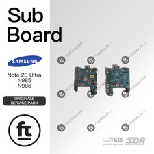 SAMSUNG SUB BOARD NOTE 20 ULTRA N985/N986 ORIGINALE SERVICE SCHEDA DOCK MICROFON