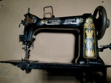 Antique Wheeler & Wilson Sewing Machine W9 Head Late 1800's       