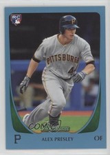 2011 Bowman Draft Blue 141/499 Alex Presley #72 4d9