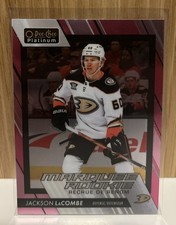 2023-24 O-Pee-Chee Platinum Marquee Rookies Matte Pink Jackson LaCombe Rookie RC