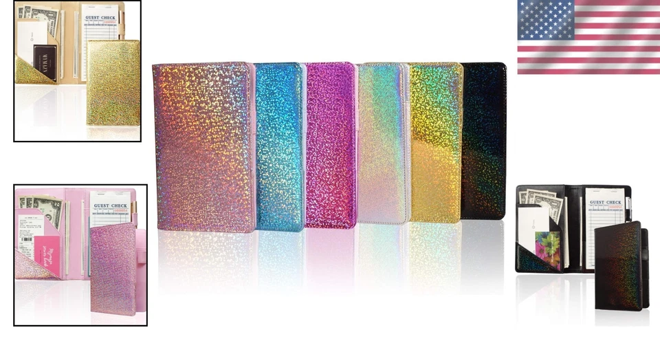 Holographic Waitress Wallet 6 Pack - Image 2 of 4