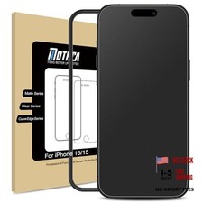 Matte Glass Screen Protector for iPhone 16 / iPhone 15 6.1 inch Anti-Glare