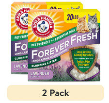 ARM  HAMMER Forever Fresh Cat Litter Lavender Scent Multi-Cat 20lb Pack of 2 