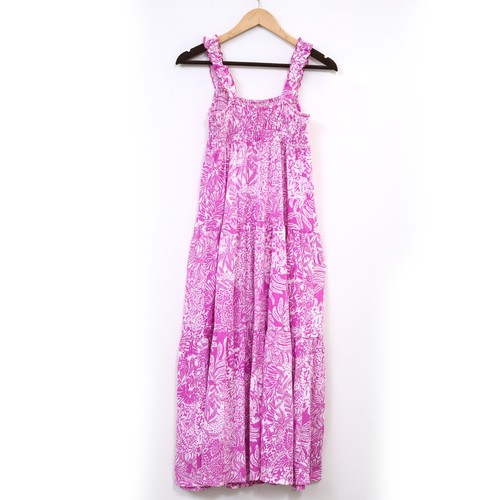 Lilly Pulitzer Girls Mini Hadly Maxi Dress Smocked Printed XL 12-14 Years 280880 - Picture 4 of 6