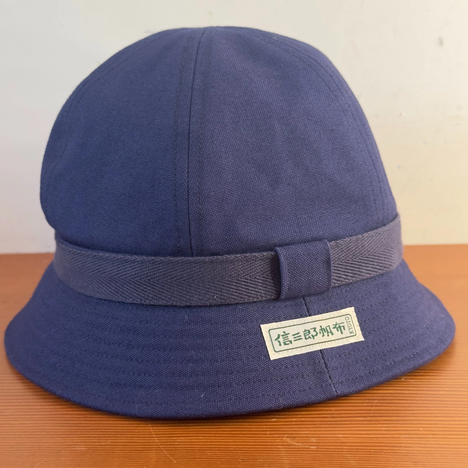 SHINZABURO HANPU - Canvas Bucket Hat - KYOTO, JAPAN - M - BLUE - ICHIZAWA Hanpu