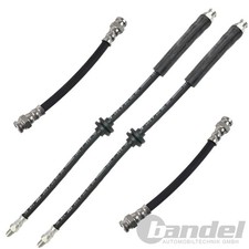 4x BREMSSCHLAUCH VORNE/HINTEN LINKS + RECHTS für FIAT PANDA 169 + CLASSIC