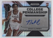 2023-24 Panini Prizm Draft Picks College Penmanship Hyper Noah Clowney Auto l4t